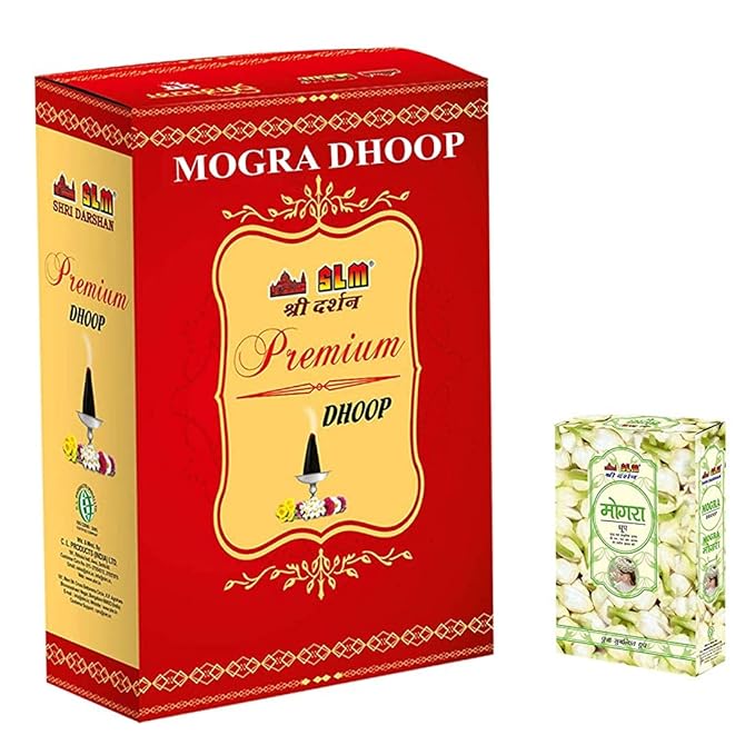 SLM MOGRA DHOOP Pack 12 Pcs,240 Sticks with Match Box