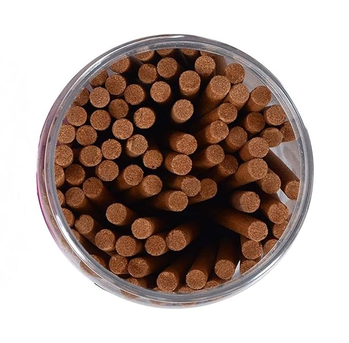 Betala Fragrance Chandan Flavour Dhoop Sticks for Pooja, Pack of 200 Gm Dhup Batti with Holder, Agarbatti, Incense Stick, Sandal, Cones, Cup, Sambrani (200 Gm)