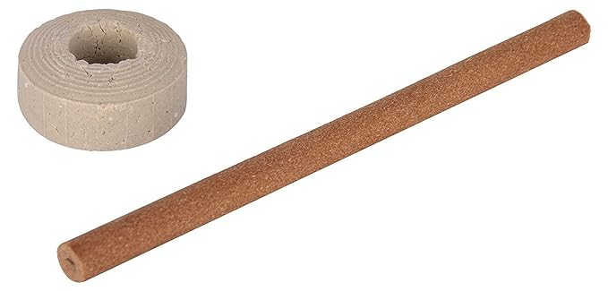 Betala Fragrance Chandan Flavour Dhoop Sticks for Pooja, Pack of 200 Gm Dhup Batti with Holder, Agarbatti, Incense Stick, Sandal, Cones, Cup, Sambrani (200 Gm)